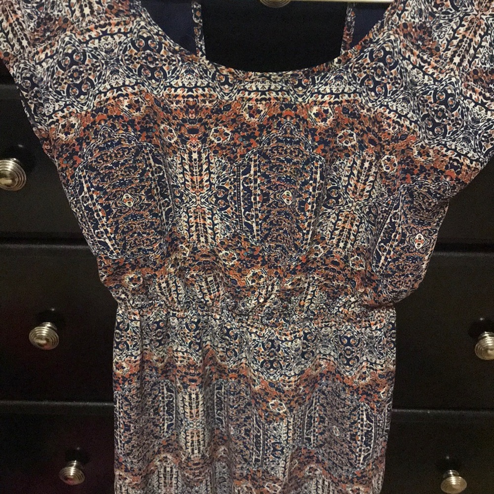 Fun patterned dress